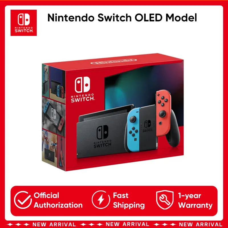 Set de Nintendo Switch modelo OLED color blanco, pantalla OLED de 7” vívida, almacenamiento interno de 64 GB, soporte ancho ajustable