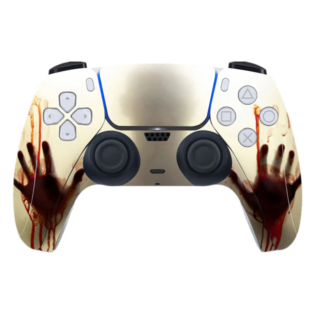 Dust-proof Skin Sticker Anti-slip Scratchproof Protective Stickers For PlayStation 5 PS5 Controller Joystick Decal Accessories