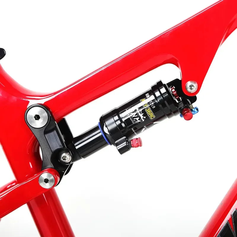 Bicicleta de montaña de doble suspensión de fibra de carbono económica, bicicleta de descenso para hombre con transmisión Deore 12V, doble suspensión, 29 pulgadas, en venta