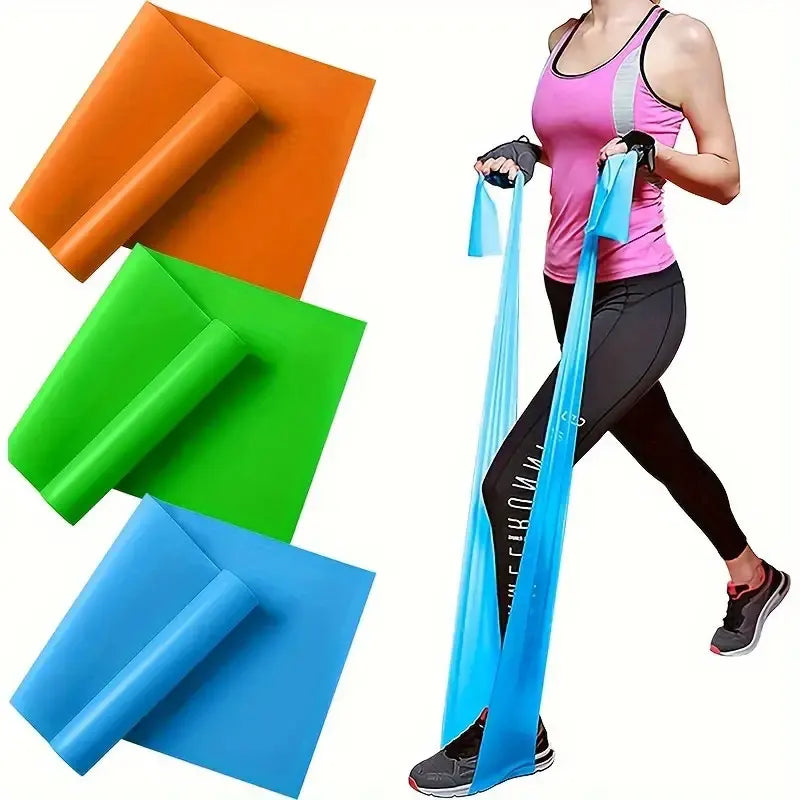 3 unids/set, cinturón de tensión de Yoga, banda elástica de resistencia física para hombres y mujeres, cinturón elástico de Yoga para entrenamiento de fuerza