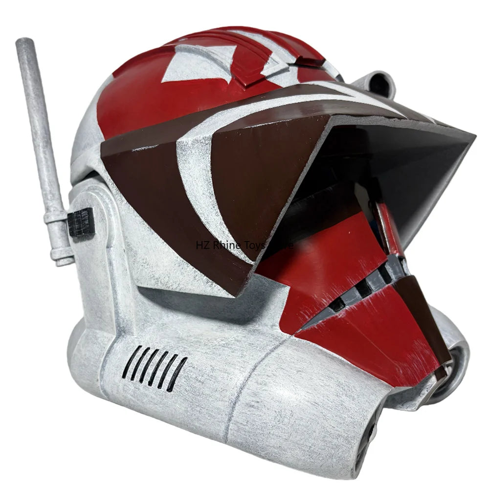 SW Clone Arc Commander Captain Vaughn Helmet Star Clone Trooper Wars Helmet Cosplay Deluxe Halloween Collectible Prop TK065