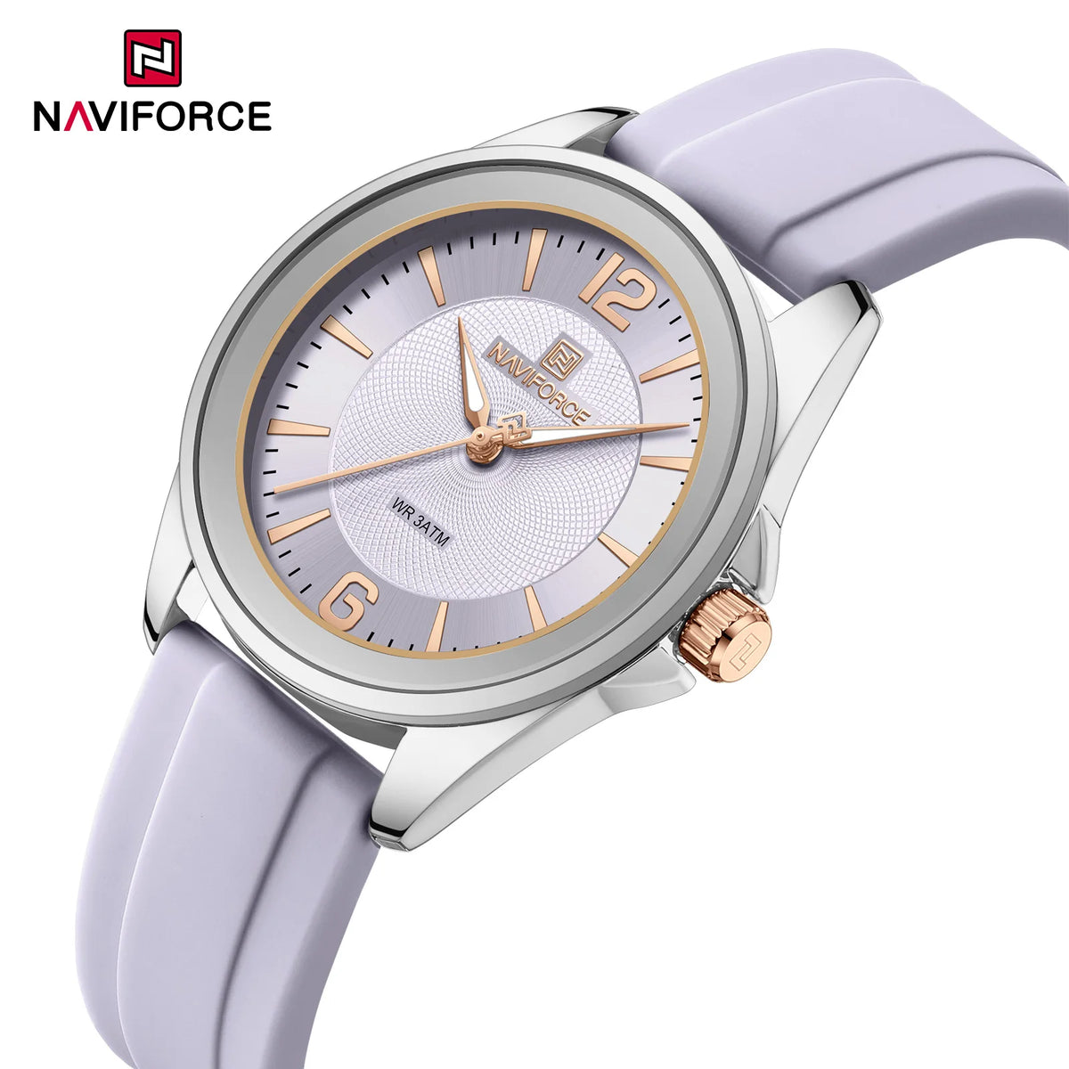 Nuevo estilo NAVIFORCE Relojes para mujer Reloj de pulsera deportivo con correa de silicona Reloj de cuarzo para mujer Reloj de regalo Reloj Mujer Relojes Femeninos