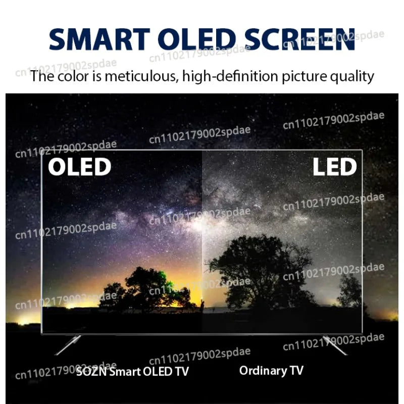 Televisor inteligente OLED 4K UHD de 65 pulgadas, Android 9.0, equipo audiovisual de alta definición para el hogar