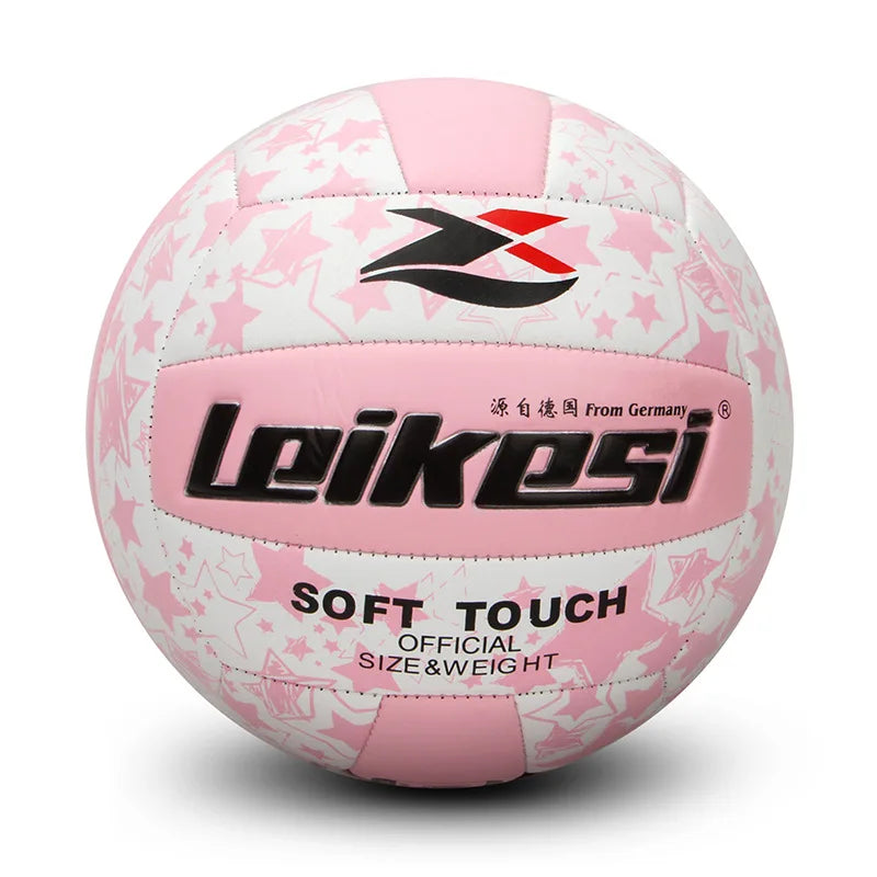 Voleibol de costura de tamaño 5, pelota de juego de entrenamiento en grupo profesional, duradera, alta elasticidad, suave, para playa, al aire libre, regalos