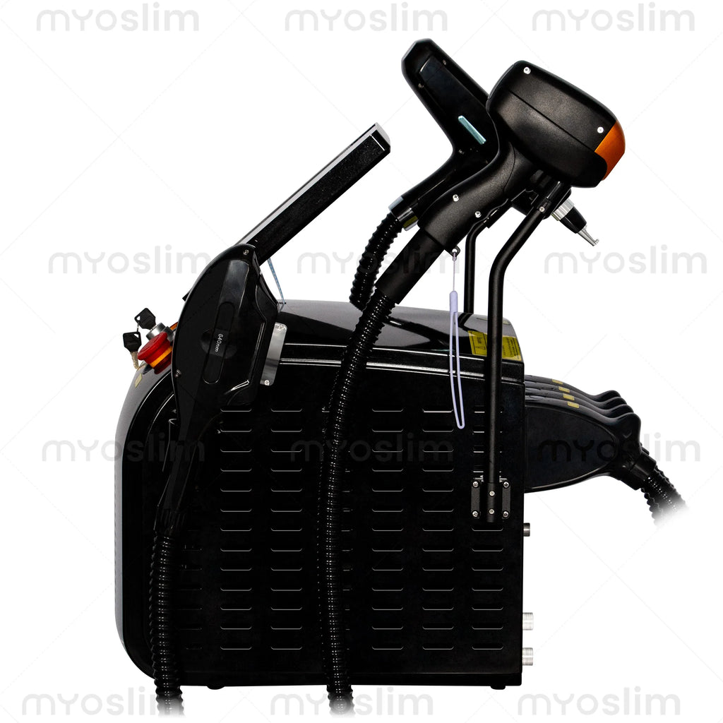 Máquina de Depilación Láser de Diodo 4 en 1 808 Alexandrite 5000W, IPL de Picosegundos, Radiofrecuencia, Reafirmación de la Piel, Eliminación de Tatuajes, Rejuvenecimiento Facial con Fotones