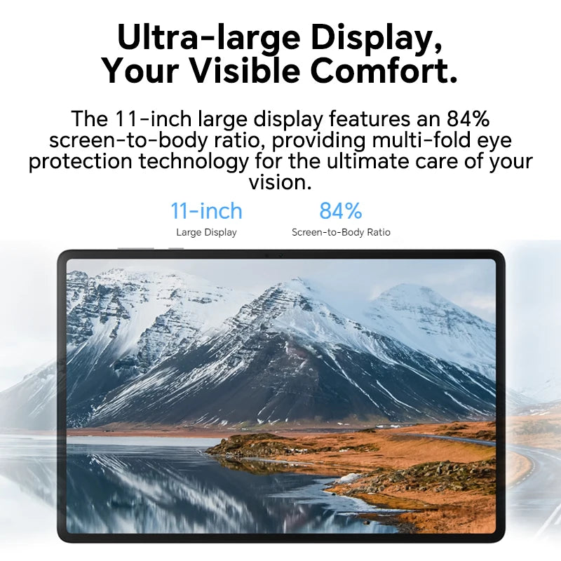 HONOR Pad X8a,Tablet versión europea, pantalla de 11 pulgadas con alta frecuencia de actualización y protección ocular, batería de 8300 mAh, altavoces cuádruples de gran amplitud.
