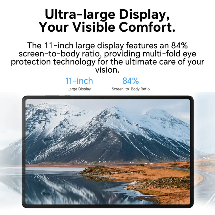 HONOR Pad X8a,Tablet versión europea, pantalla de 11 pulgadas con alta frecuencia de actualización y protección ocular, batería de 8300 mAh, altavoces cuádruples de gran amplitud.