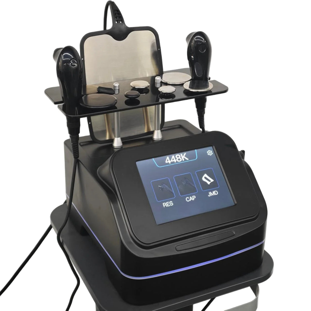 Dispositivo de Terapia Térmica Tecar, Máquina de Fisioterapia con Radiofrecuencia, Equipo de Terapia de Calor, Alivio del Dolor, Belleza, Adelgazamiento, Masaje Corporal Profesional 448K