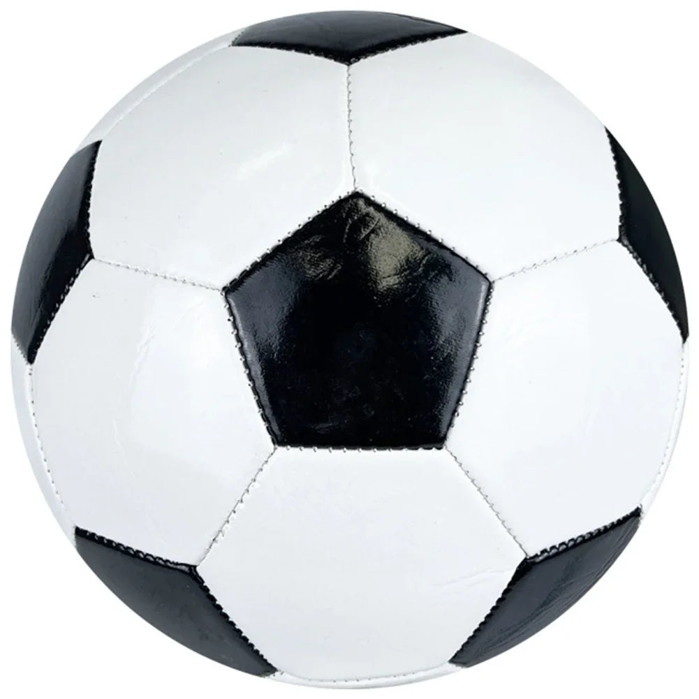 Balón de fútbol profesional de cuero cosido a máquina para niños y adultos, tamaño 5, entrenamiento deportivo al aire libre