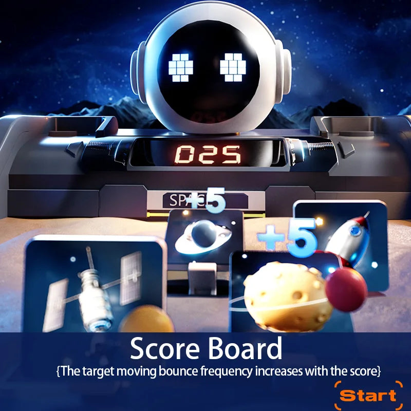 Tablero de puntuación electrónico interactivo educativo para niños, máquina de disparo de Pinball de mesa para interiores, juego de Arcade, juguete para regalo para niños