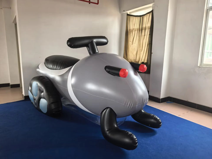 Bote Inflable con Motor para Jet Ski, Bote Flotante para Piscina, Lago, Juegos Acuáticos al Aire Libre, Regalo de Vacaciones
