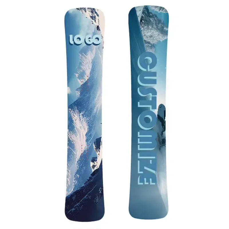 Tabla de Snowboard para Carving con Núcleo de Madera, Esquí All-Mountain, Equipo de Alto Rendimiento para Deportes de Invierno