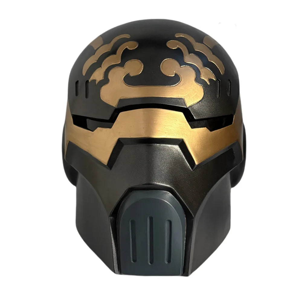 Máscara de casco de Asajj Ventress para cosplay de SW, material de resina, máscara de Halloween para hombre, accesorios para fiesta de carnaval y disfraces para adultos