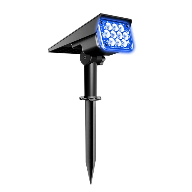 Luz solar de 1/2/4 piezas con temperatura de luz ajustable, luz solar para jardín, lámpara solar para exteriores IP65, foco solar superbrillante