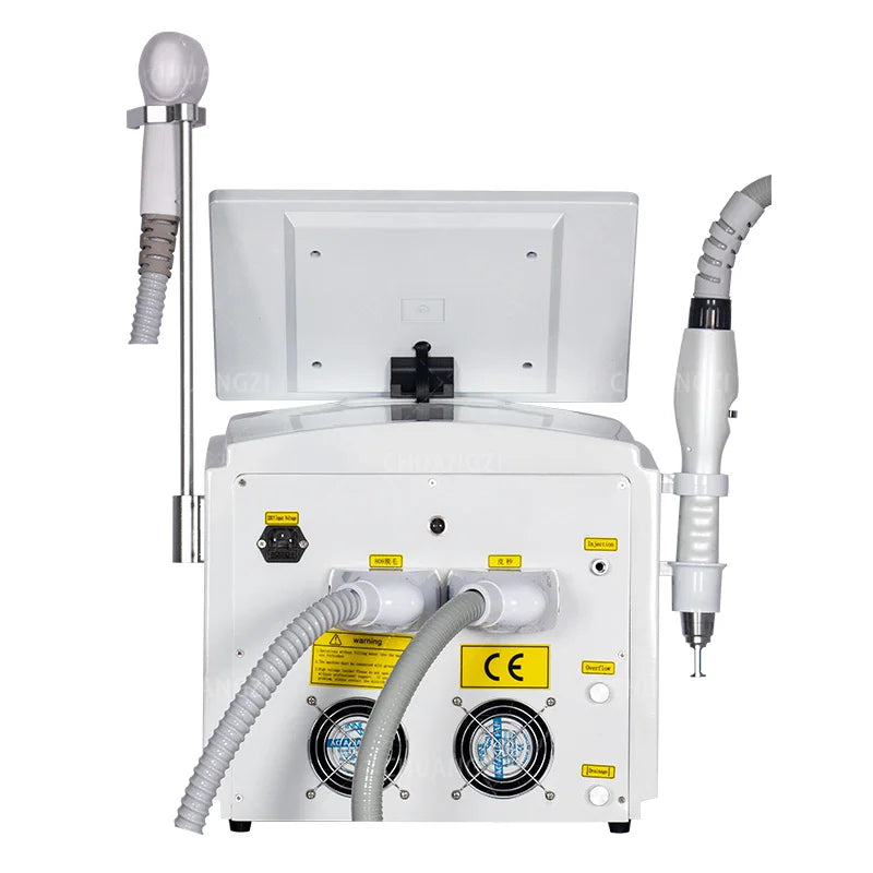 Máquina de depilación láser de diodo 2 en 1 de 6000 W, equipo de salón de belleza para eliminación indolora de tatuajes, 3 longitudes de onda 755 nm, 808 nm, 1064 nm, picosegundo