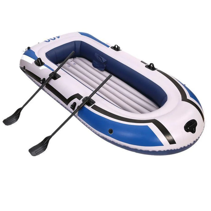 Barco de asalto portátil para 2/3/4 personas, Kayak para varias personas, barco de goma inflable, fondo grueso, pesca a la deriva, Rafting de ocio