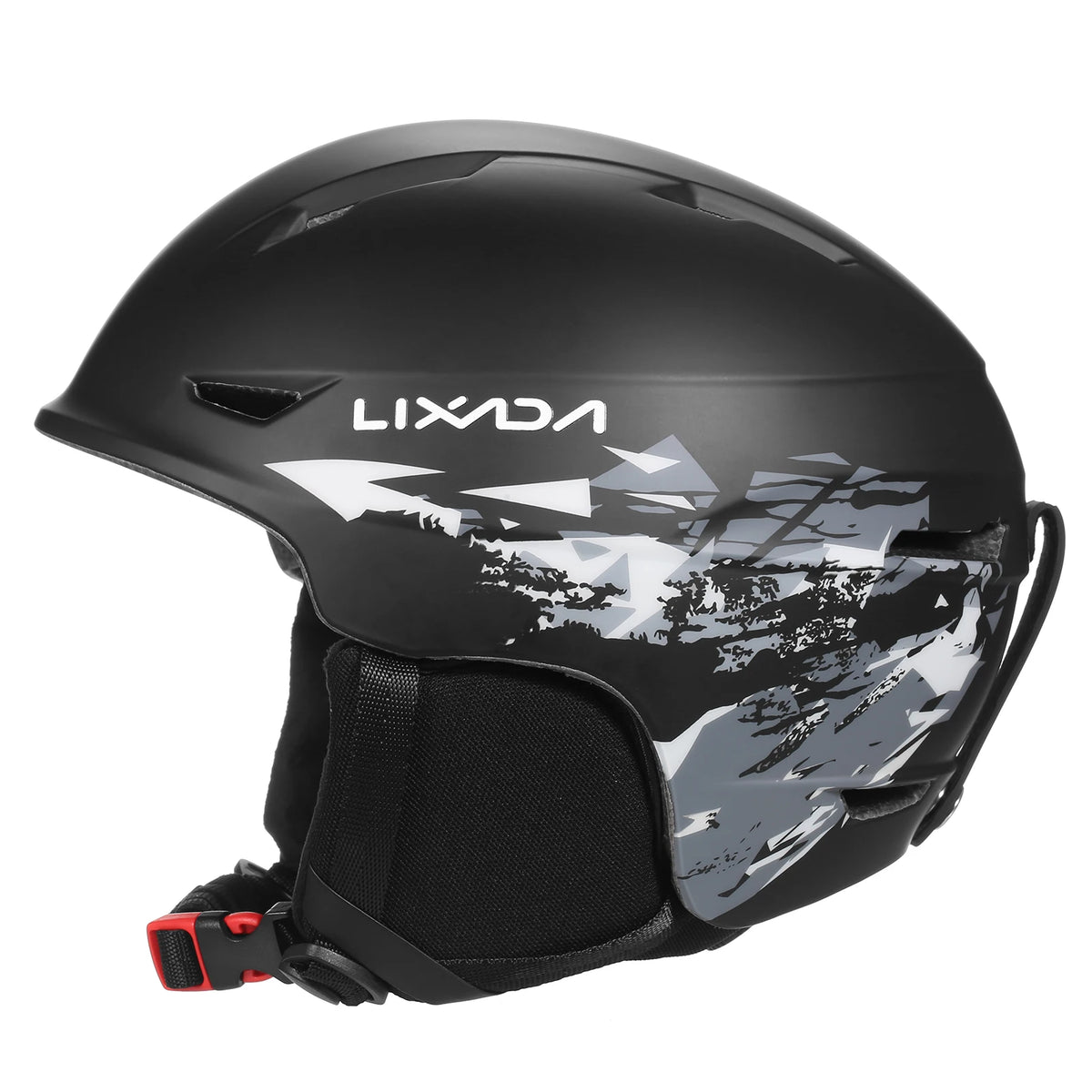 Lixada casco de Snowboard con orejera desmontable para hombres y mujeres, casco de esquí de seguridad con gafas, Correa fija, esquí, deportes de nieve
