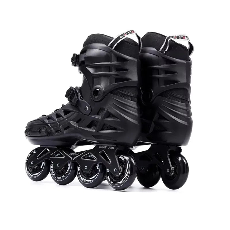 Patines en línea de gran tamaño para hombre y mujer, zapatos de patinaje para adultos, estilo deslizante, patines con ruedas basculantes 45 46