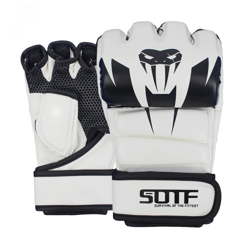 SOTF blanco MMA serpiente veneciana guantes de boxeo Multicolor guantes MMA Tigre Muay Thai muay thai boxeo guante de lucha caja de almohadillas Sanda