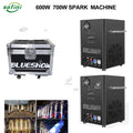 Flightcase 2 uds 600W 700W máquina de chispa fría DMX batería inalámbrica remota fuegos artificiales-ks fuente etapa máquina de chispa