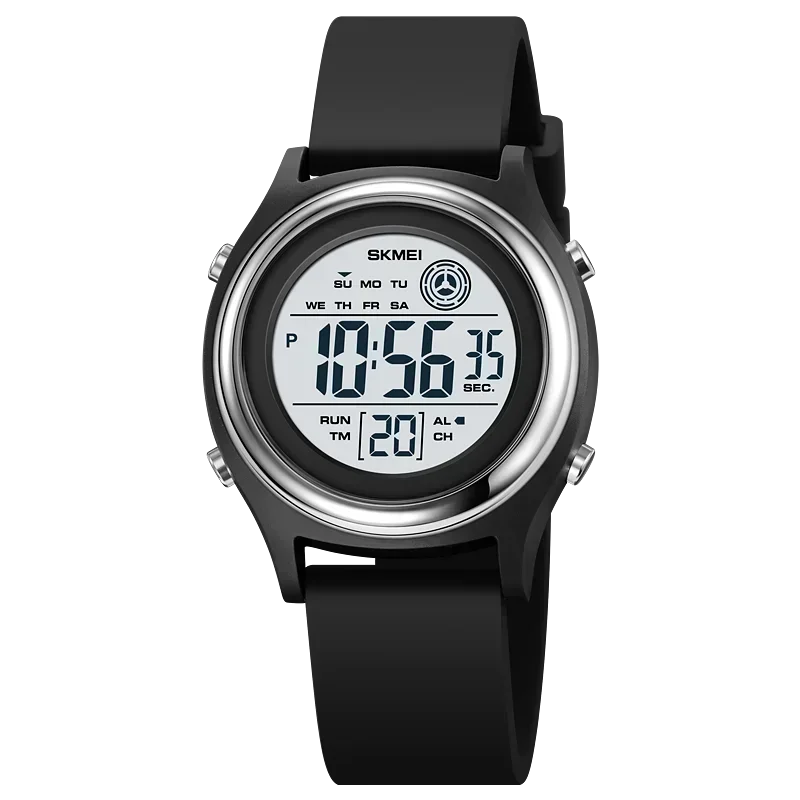 SKMEI Lujo Impermeable Resistente a Golpes Deportivo con Cuenta Regresiva Reloj Digital de Pulsera para Mujer Cronómetro Señora Niña Relojes 2094