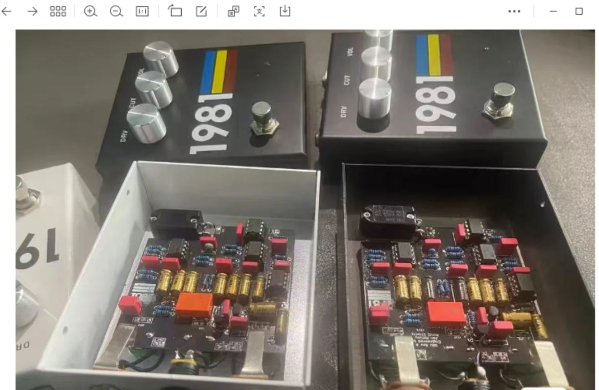 Pedal de Efectos para Guitarra 1981 Stompbox Overdrive, Pedal de Overdrive BC108 Fuzz XDBNZ