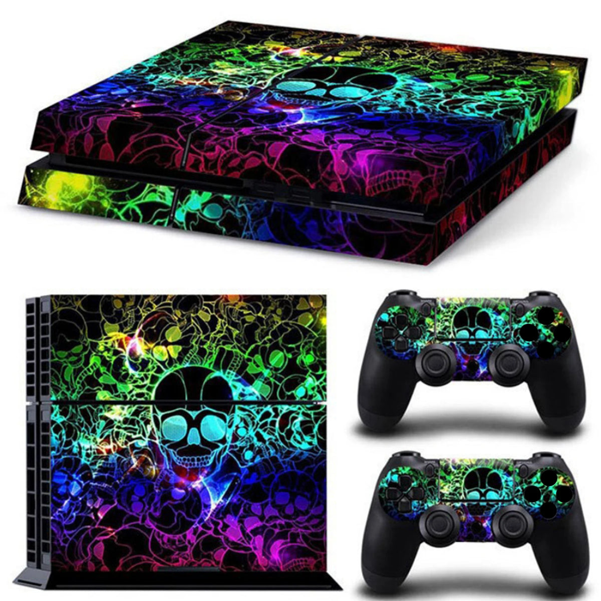 Compatible with PS4 Console Skin Sticker Decal Cover Wrap for Game Accessories Controller