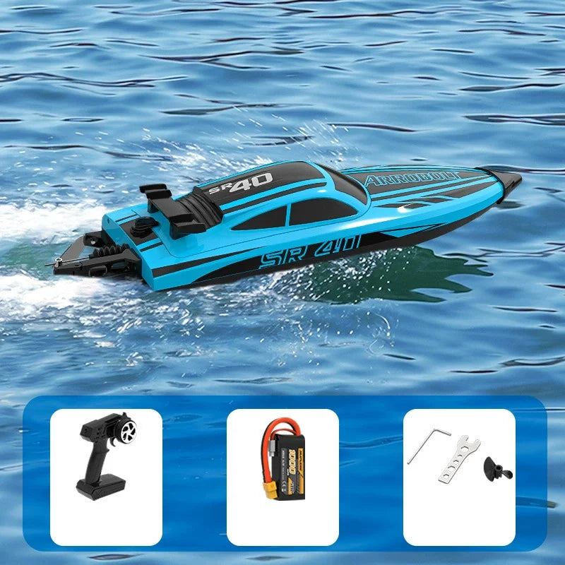 VOLANTEXRC RC Battery Boat Brushless Motor Full Proportional 35+MPH High Speed Professional Racing Watercraft Speedboat