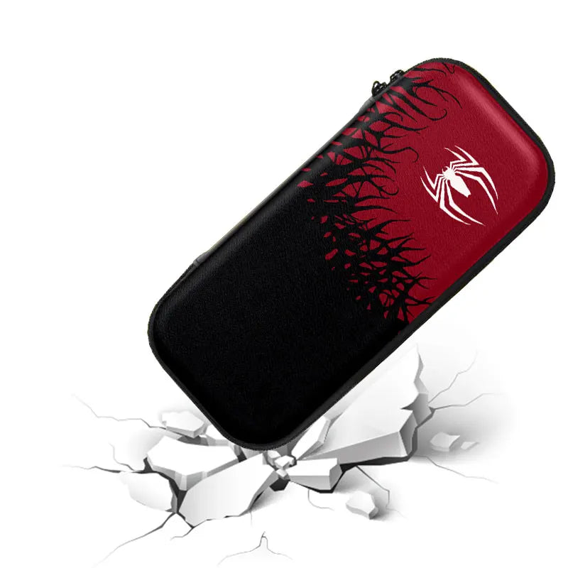 Bolsa de almacenamiento con temática de araña para Nintendo Switch, bolsa para consola Oled, funda protectora de viaje para transporte, accesorios de cubierta de caja NS JoyCon