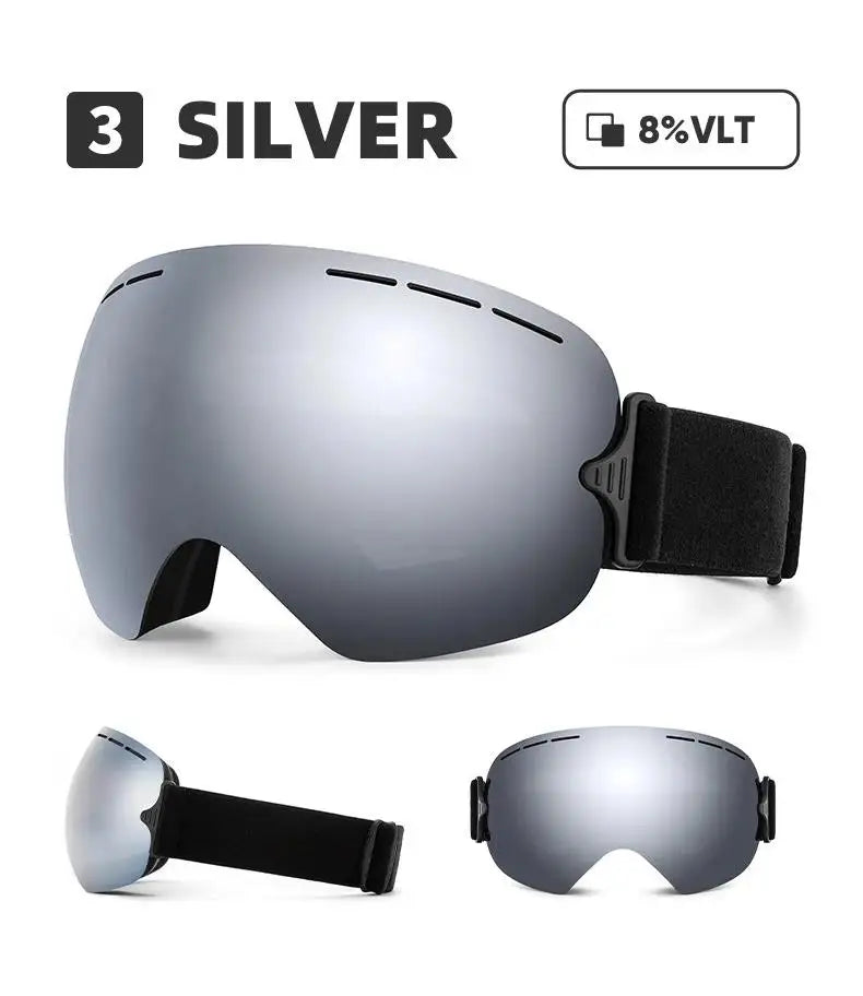 Nuevas gafas de snowboard, deporte al aire libre, con protección UV antivaho, gafas premium
