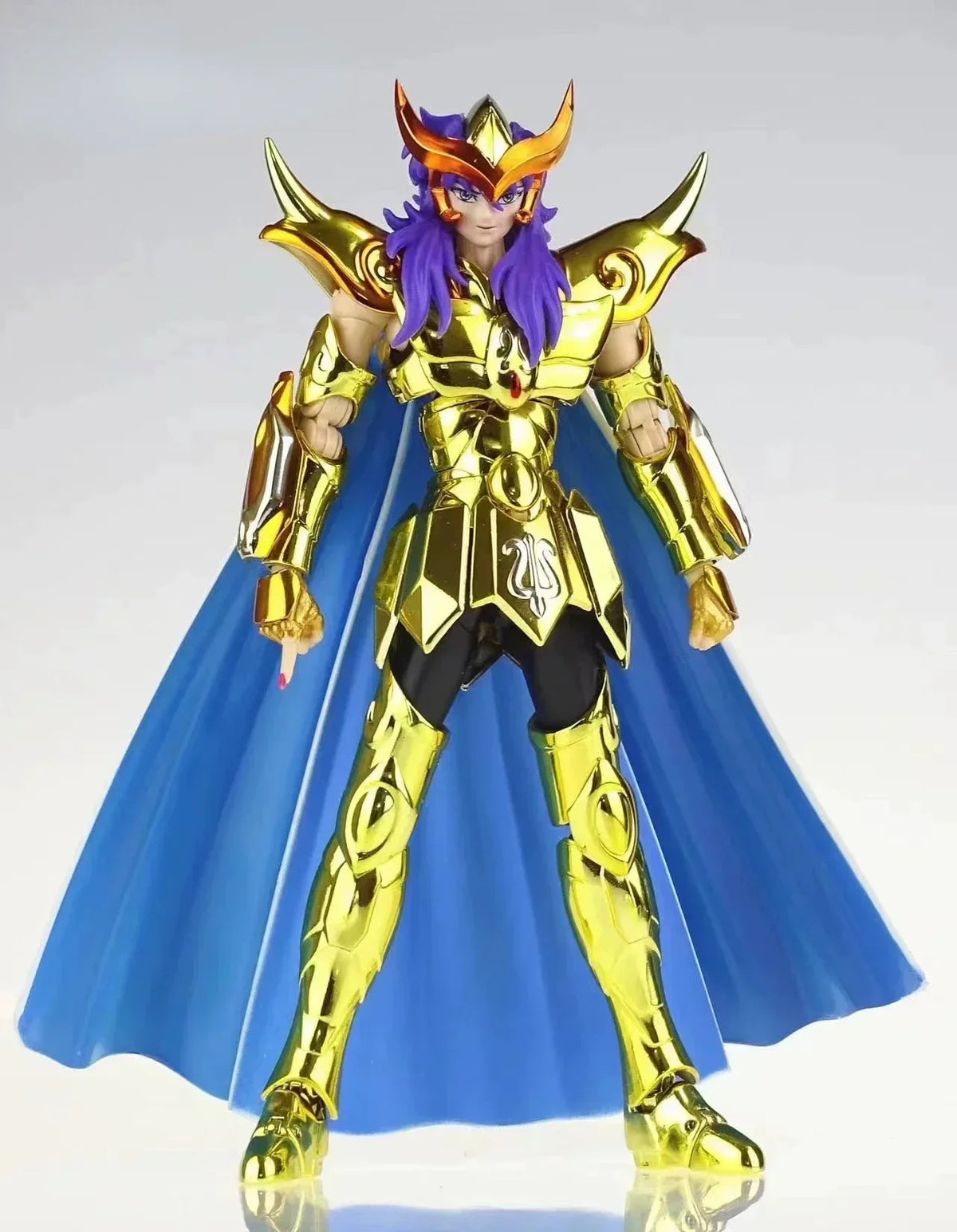 En stock: Figuras de acción de los Caballeros de Oro de Saint Seiya Myth Cloth EX: Capricornio Shura / Leo Aiolia / Aries Mu / Libra Dohko / Virgo