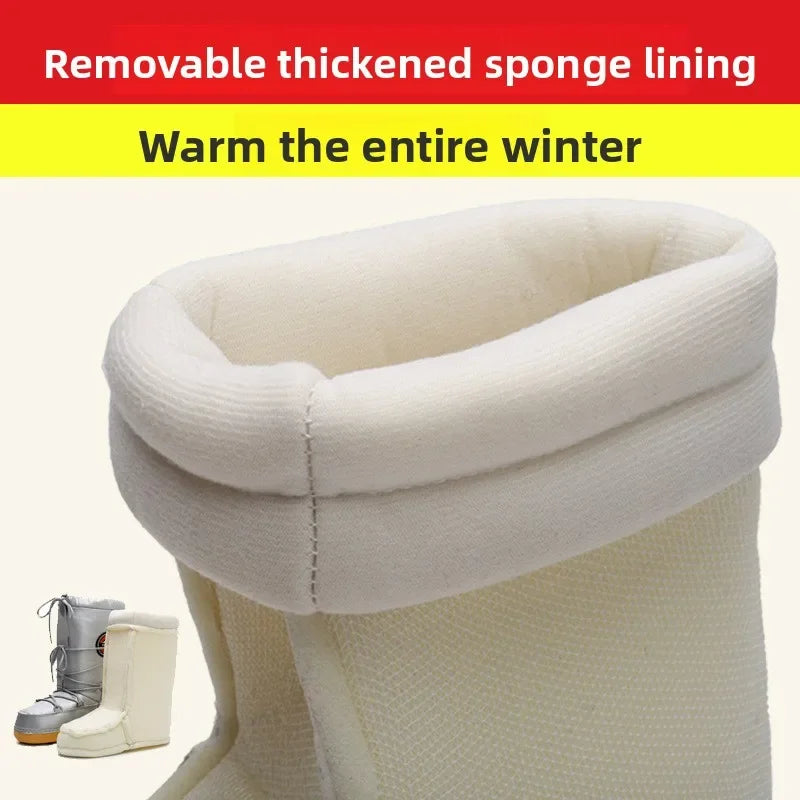 Calzado Deportivo de Invierno para Mujer, Moderno y Vanguardista, Botas de Esquí para Niños, Botas de Nieve Impermeables y Antideslizantes