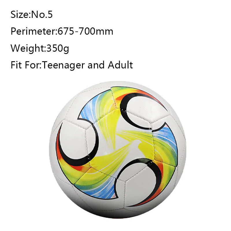 Tamaño 3 4 5 balones de fútbol juego de adiestramiento al aire libre de alta calidad fútbol PU cuero equipo partido balón de fútbol para adolescente adulto futbol