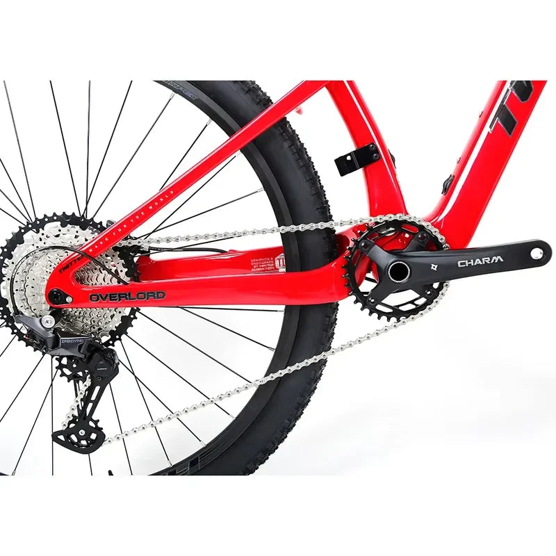 Bicicleta de montaña de doble suspensión de fibra de carbono económica, bicicleta de descenso para hombre con transmisión Deore 12V, doble suspensión, 29 pulgadas, en venta