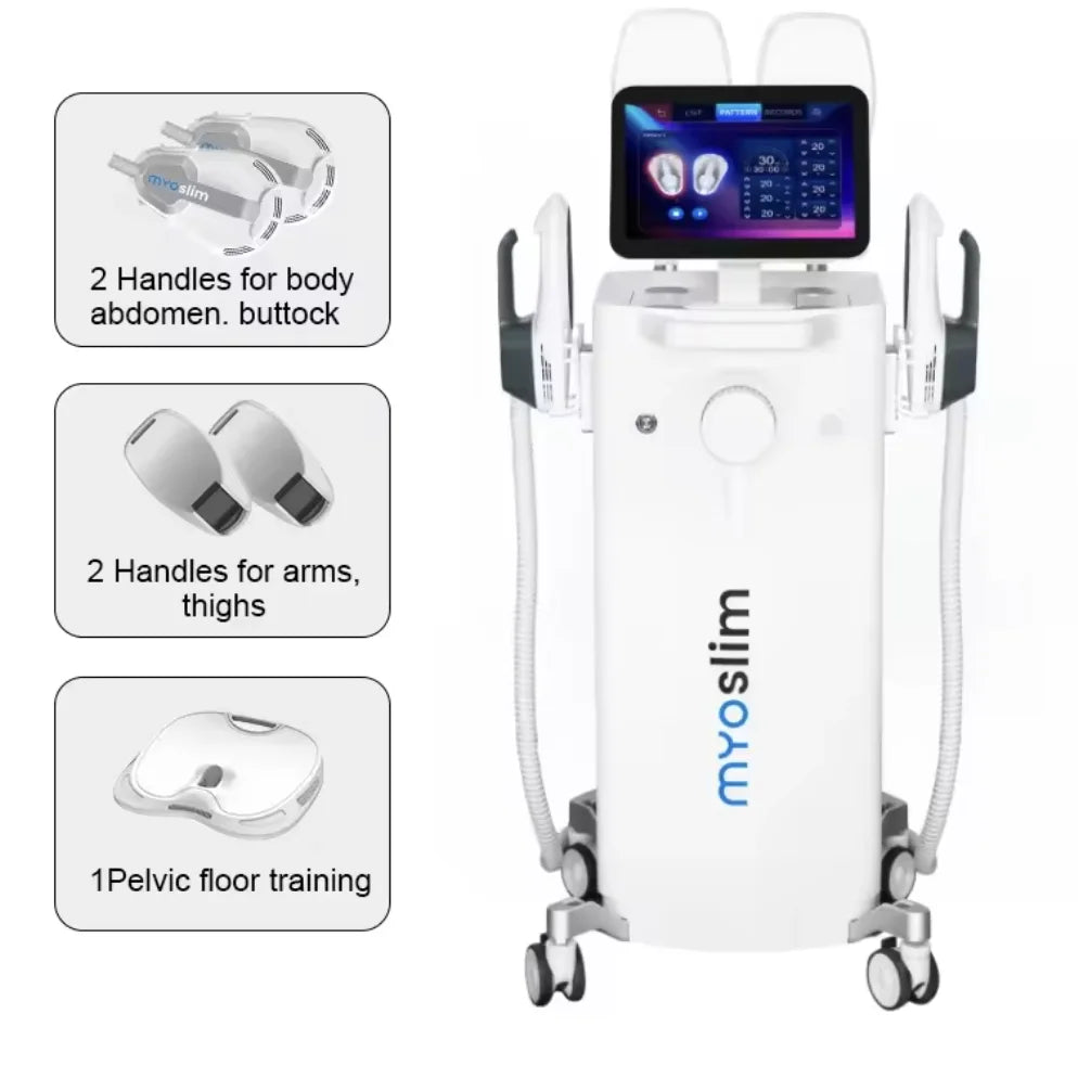 Máquina de modelado corporal MYOslim HI-EMT 8500W 20T, equipo de belleza para salones de belleza, para el desarrollo muscular, el contorno corporal y el reafirmante de la piel.