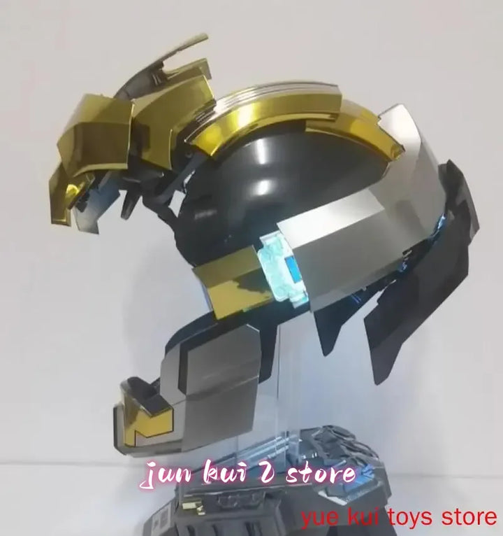 Casco de Iron Man Mk17 Mk5 con Control de Voz en Inglés, Figura Coleccionable con Movimiento de Apertura y Cierre, Color Rosa, para Cumpleaños