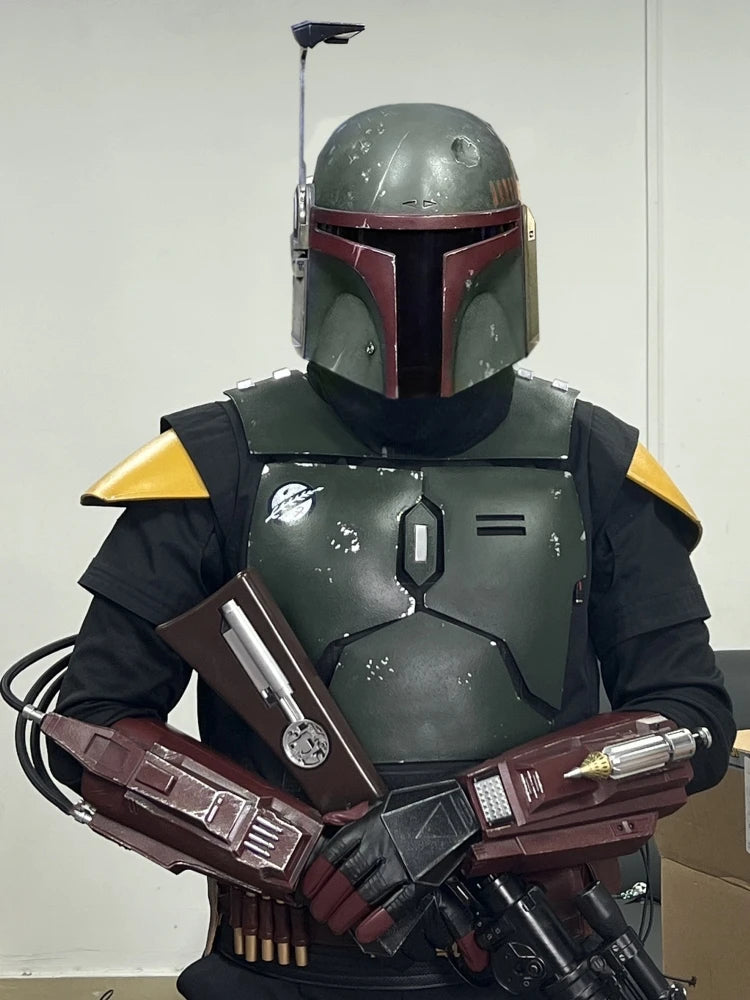 Starwars The Mandalorian 1:1 Helmet Boba-Fett Human Wearable Real Person Cosplay Props Anime Festival Cool Children Collectible