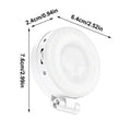 Luz de Selfie para teléfono, luz de relleno magnético para teléfono para grabación de vídeo, 3 modos de iluminación ajustable para maquillaje, cámara web para ordenador portátil