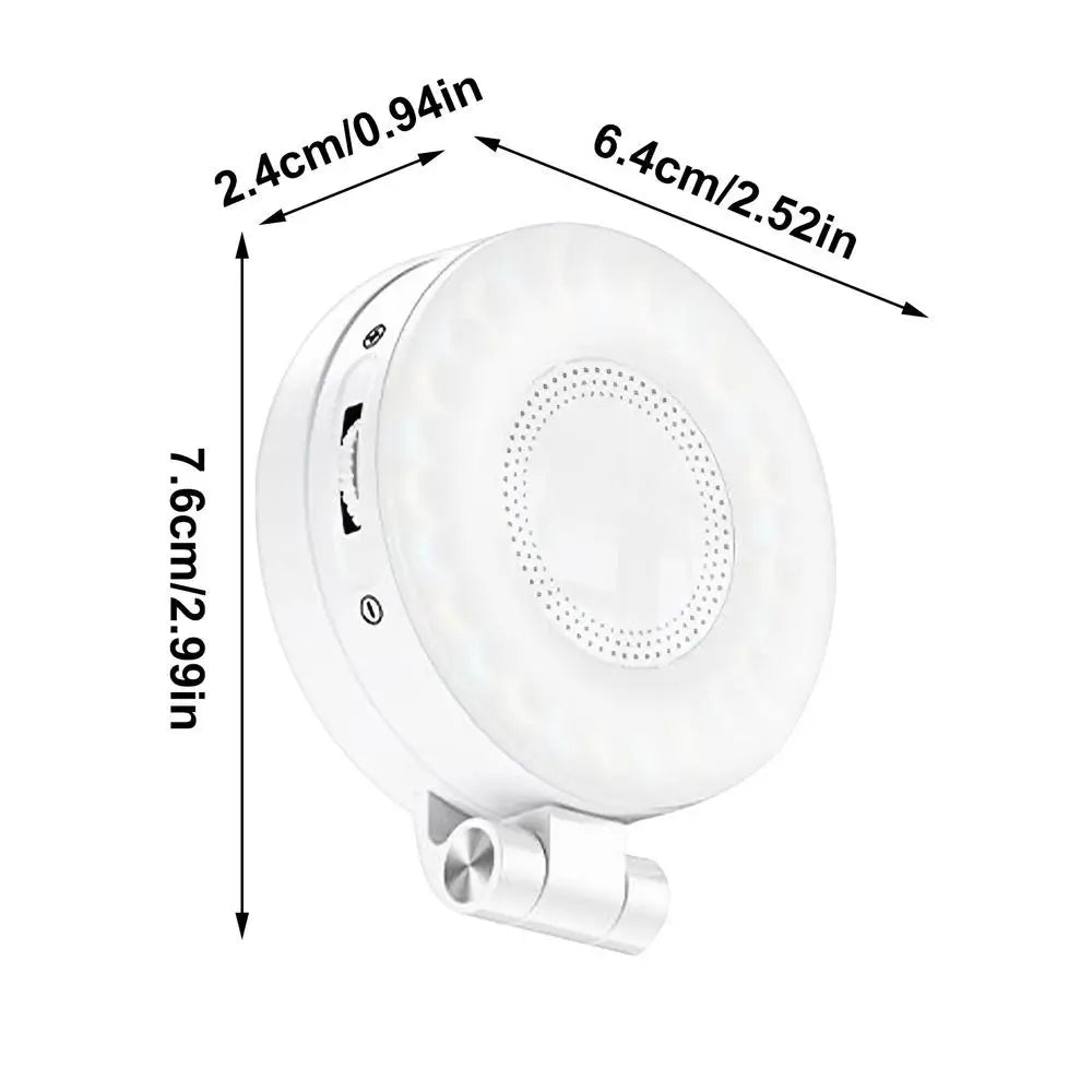 Luz para Selfie para teléfono, luz LED magnética para teléfono, Selfie, 3 modos de iluminación ajustable para maquillaje, portátil, cámara web, Vlog