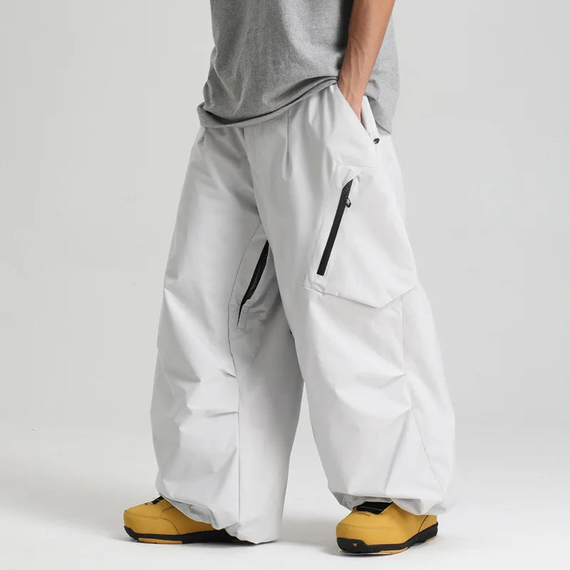 Pantalones de Nieve Holgados para Hombre y Mujer 2026, Pantalones Deportivos para Snowboard y Esquí, Impermeables, Resistentes al Viento, Aislantes, Transpirables para Adultos