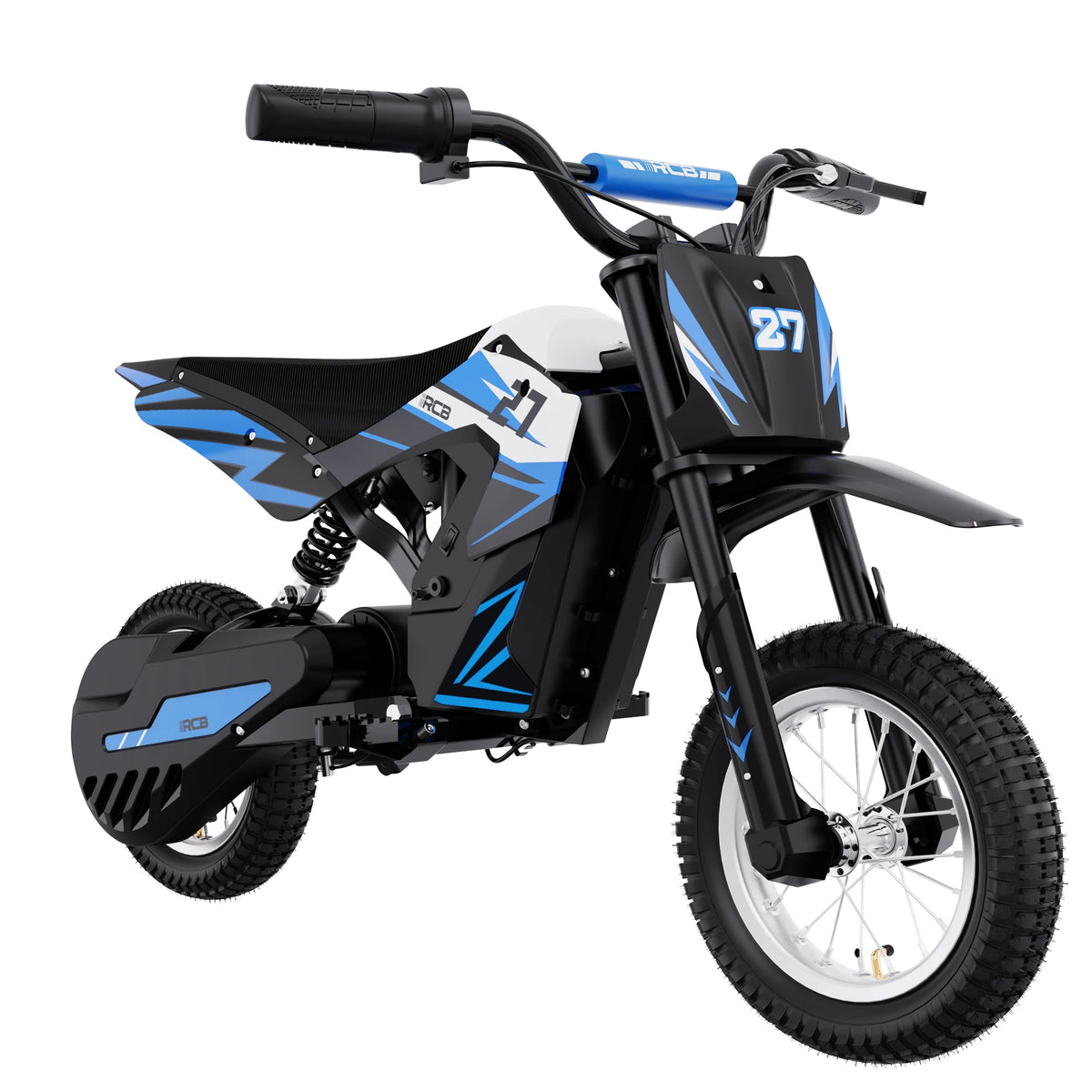 RCB KIDS R9X Kids Electric Motorbike, 300W Electric Motorcycle for Children, 36V 5.2Ah Battery, Up to 15.5 MPH & 9.3 Mile Range, Safe Ride On Toy, Ideal Electric Motorcycle Gift for Kids Ages 3-12