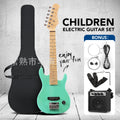 Guitarra Eléctrica de 30 Pulgadas con Mini Altavoz de 5 Vatios para Niños y Niñas, Principiantes, con Correa de Mochila y Set de Accesorios