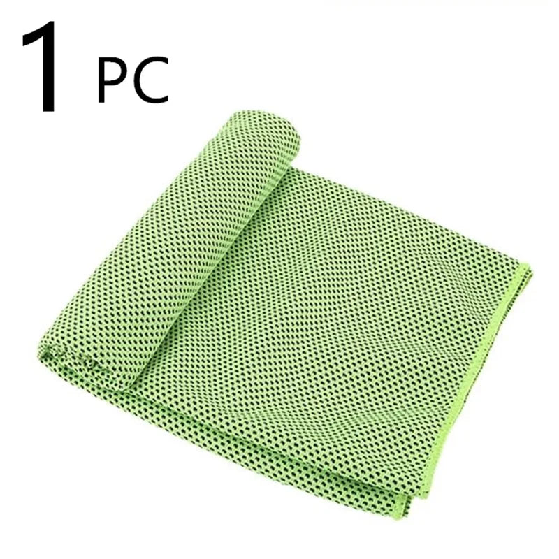 Toalla refrescante de microfibra de alivio instantáneo, toallas frescas, envoltura para el cuello, trapos fríos para deportes, Fitness, Camping, ciclismo y senderismo