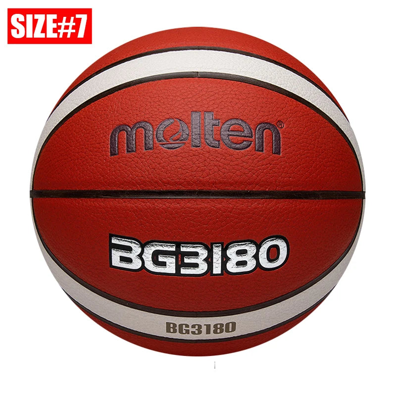 Balón de Baloncesto Molten 2026, Tamaño Oficial 7/6/5, Material PU, para Interior y Exterior, Entrenamiento, Partidos, Equipo, Baloncesto Original