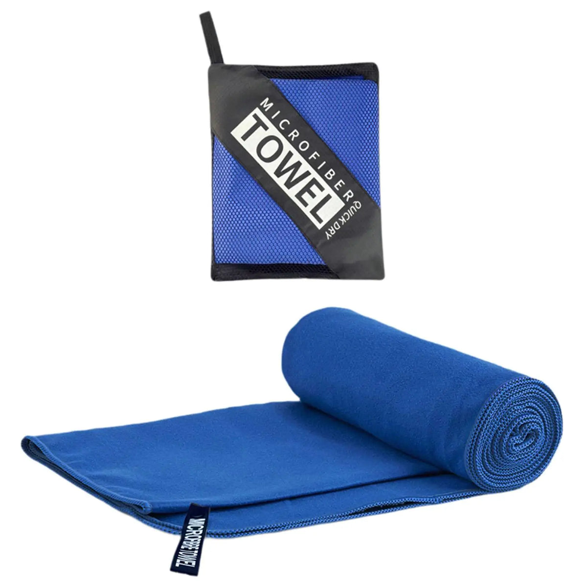 Toalla de secado rápido para el gimnasio, viajes, acampada, ligera, absorbente del sudor, de poliéster, ideal para deportes, entrenamiento, natación, senderismo, portátil y suave.