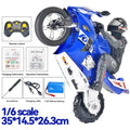 1/6 RC Motorcycle Rc Cars Self-stable Balance Standing Competitive Racing Drift Stunt Electric Motorcycle Toys for Adults Gifts