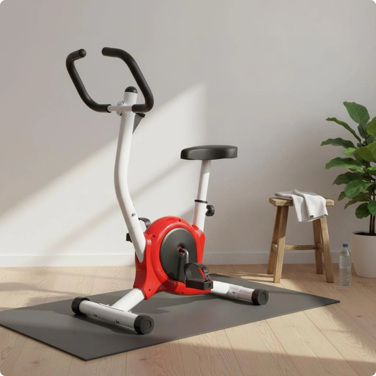 Bicicleta Estática para Niños, Tamaño Compacto, Bicicleta de Ejercicio para Niños, Equipo de Gimnasio en Casa, Asiento Ajustable, Pedales Antideslizantes