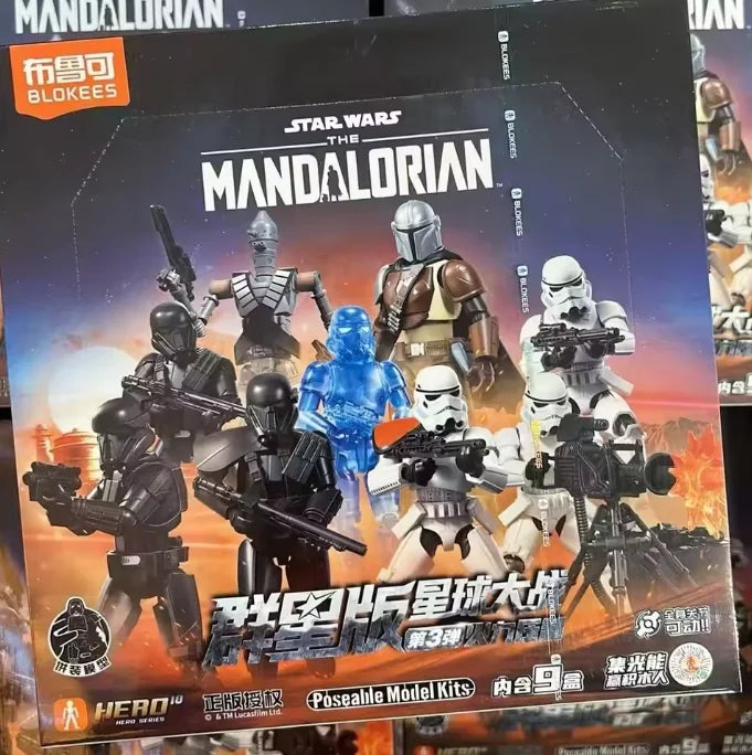 Blokees Star Wars Galaxy Edition Vol.3: Colección de Juguetes de Héroes con Marcajes de la Fuerza, Caja Sorpresa, Figura de Acción para Niños, Regalo