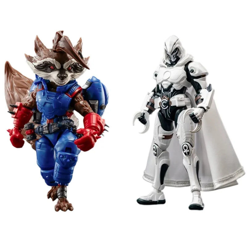 BLOKEES Marvel Rivals Building Block Man Edición Beyond Rocket Raccoon Moon Knight Modelo de Ensamblaje Decoración de Escritorio Juguete Regalo