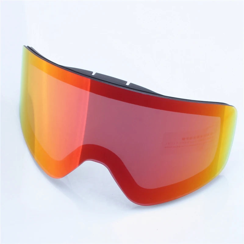 Cubierta abatible magnética, gafas de esquí antiniebla de doble capa, gafas de Snowboard, gafas para motos de nieve, protección óptica para deportes al aire libre